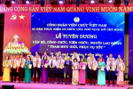 Cán bộ Thanh tra Hà Tĩnh được Công đoàn Viên chức Việt Nam vinh danh