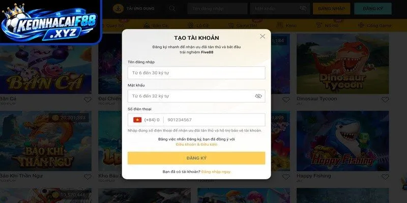 Chia sẻ cách tải ứng dụng FIVE88 chính thức
