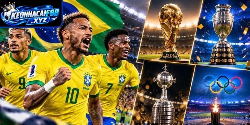 Kết quả bóng đá của Brazil trong các giải đấu lớn & quốc tế