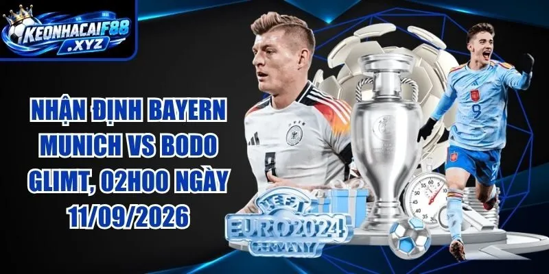 Nhận Định Bayern Munich vs Bodo Glimt, 02h00 Ngày 11/09/2026