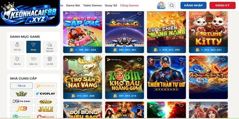 Slot game & Nổ hũ có Jackpot khủng
