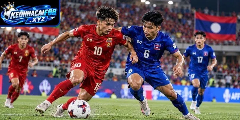 Màn đụng độ kịch tính Myanmar vs Laos