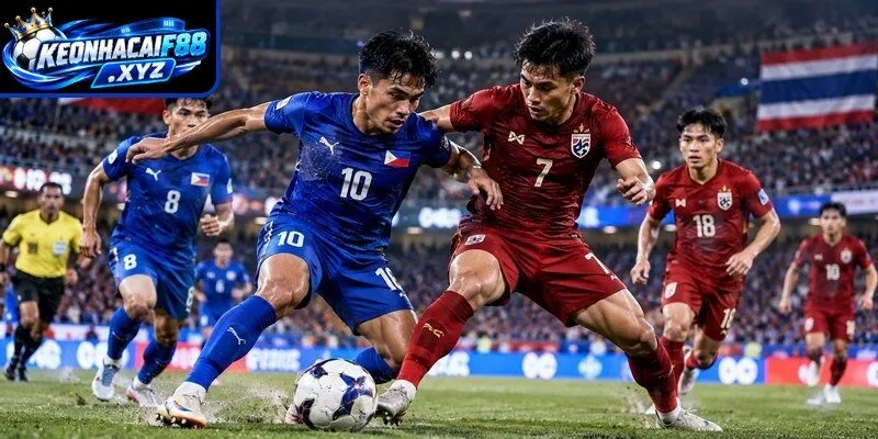 Màn đụng độ kịch tính Philippines vs Thailand