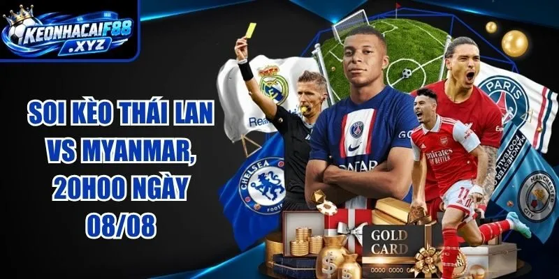 Soi Kèo Thái Lan vs Myanmar, 20h00 Ngày 08/08