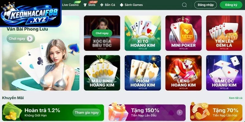 Danh sách trò chơi siêu hấp dẫn tại TOPBET